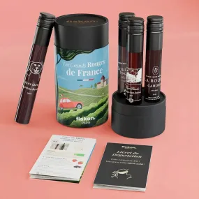 Coffret dégustation 4 vins rouges iconiques français - Les Raffineurs