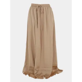 Jupe longue fluide jilka beige femme - Vero Moda | wimod