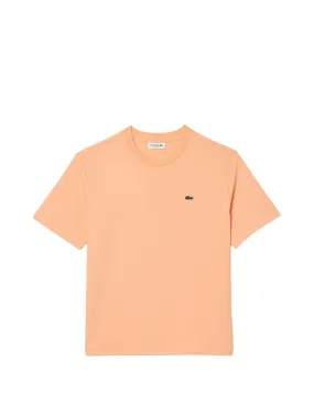 T shirt femme Lacoste Ref 62386 IXY Orange clair